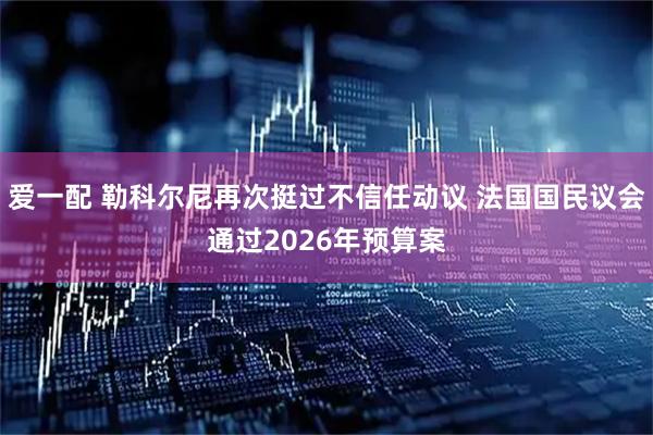爱一配 勒科尔尼再次挺过不信任动议 法国国民议会通过2026年预算案